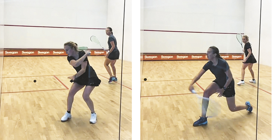 Jennifer Wallin och Beatrice Gidlund siktar mot guld i elitserien i squash.