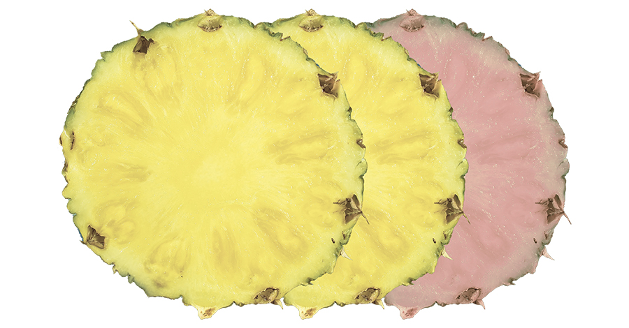 Ananas - som statussymbol, i matlagning och med rosa färg
